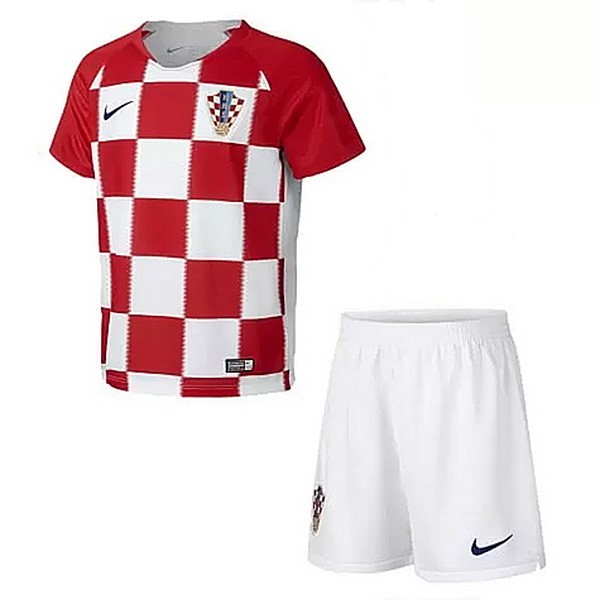 Maillot Football Croatie Domicile Enfant 2018 Rouge